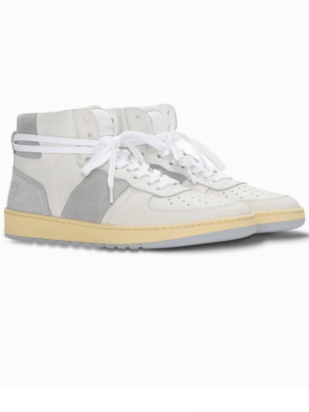 🌸COLLEGIUM🌸 Destroyer High Platinum Suede Size: 40